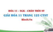 Giải Hóa 11 Chân trời Sáng tạo trang 123